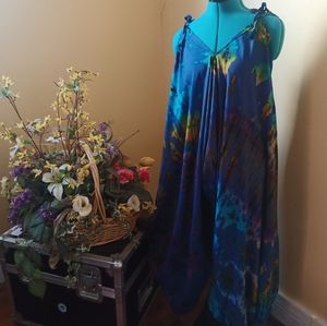 Sacred Threads tie dye romper/jumpsuit